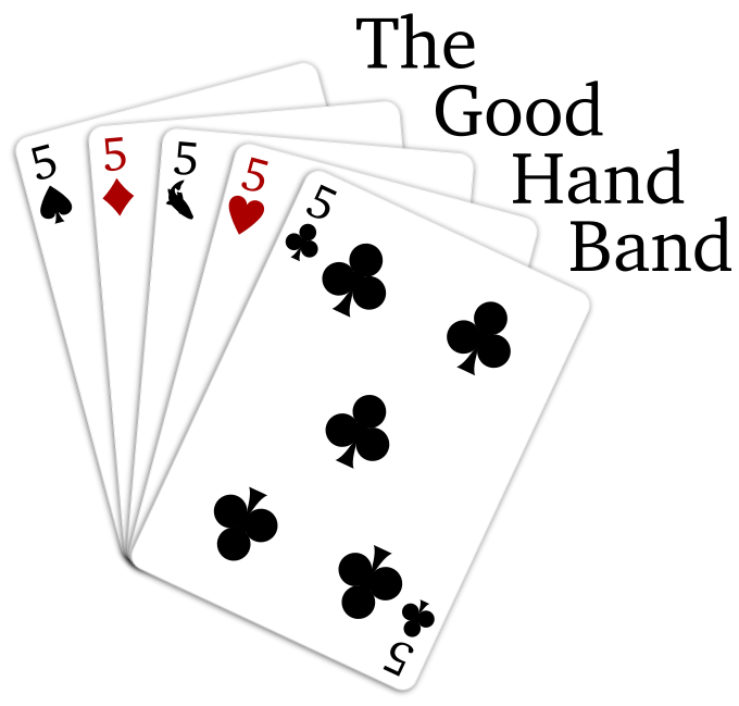 The Good Hand Band 5 5s card hand logo